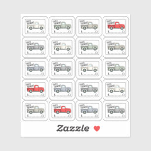 Truck Betaling Label Kostentracker Budget Planner