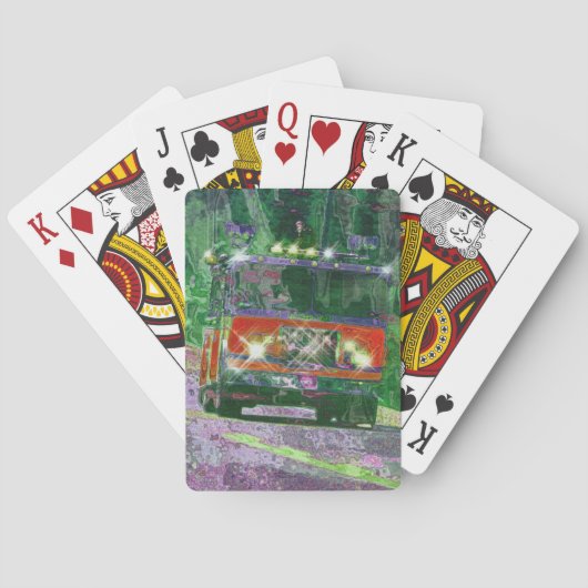 Truck Big Rig Truck-Driver's Card Deck Pokerkaarten (Achterkant)