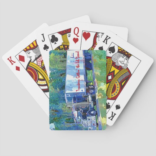 Truck Big Rig Truck-Driver's Card Deck Pokerkaarten (Achterkant)
