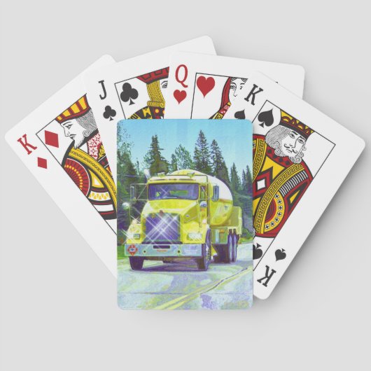 Truck Big Rig Truck-Driver's Card Deck Pokerkaarten (Achterkant)