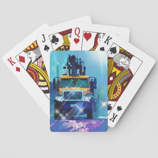 Truck Big Rig Truck-Driver's Card Deck Pokerkaarten (Achterkant)