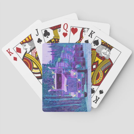 Truck Big Rig Truck-Driver's Card Deck Pokerkaarten (Achterkant)