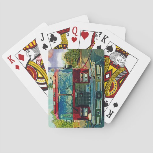 Truck Big Rig Truck-Driver's Card Deck Speelkaarten (Achterkant)