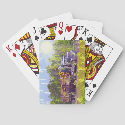 Truck Big Rig Truck-Driver's Card Deck Speelkaarten (Achterkant)
