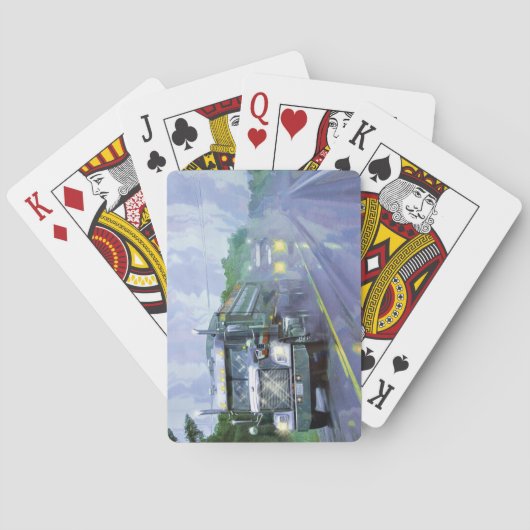 Truck Big Rig Truck-Driver's Card Deck Speelkaarten (Achterkant)