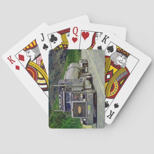 Truck Big Rig Truck-Driver's Card Deck Speelkaarten (Achterkant)