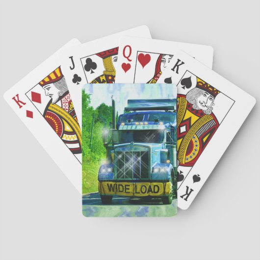 Truck Big Rig Truck-Driver's Card Deck Speelkaarten (Achterkant)