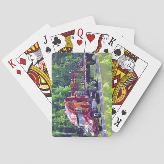 Truck Big Rig Truck-Driver's Card Deck Speelkaarten (Achterkant)