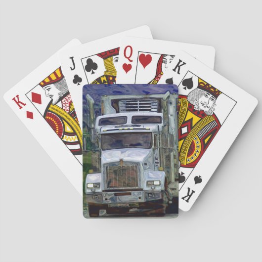 Truck Big Rig Truck-Driver's Card Deck Speelkaarten (Achterkant)