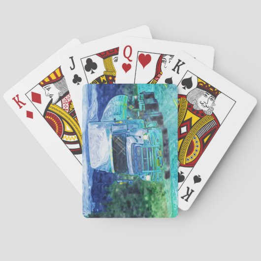 Truck Big Rig Truck-Driver's Card Deck Speelkaarten (Achterkant)