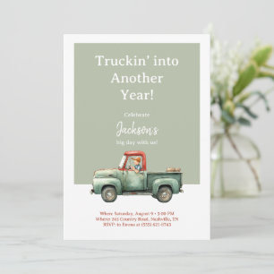 Truck Birthday Invitation • Boys Party  Kaart