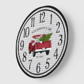 TRUCK BOERDERIJ RUSTIC CUSTOM CLOCK GROTE KLOK (Hoek)