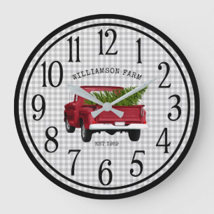  TRUCK BOERDERIJ RUSTIC CUSTOM CLOCK GROTE KLOK