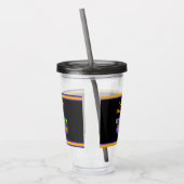 Truck Budget Persoonlijke naam Kinder Acryl Drinkbeker (Links)