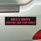 Truck Bumpersticker (Op auto)