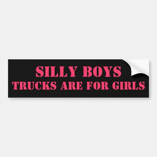 Truck Bumpersticker (Voorkant)