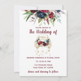  Truck Burgundy Wedding Save The Date