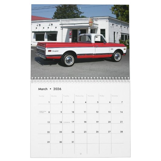 Truck Calendar 2 Kalender (Mar 2026)