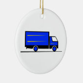 Truck - Camion (01) Keramisch Ornament (Rechts)