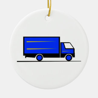 Truck - Camion (01) Keramisch Ornament