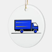 Truck - Camion (01) Keramisch Ornament (Links)