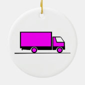 Truck - Camion (06) Keramisch Ornament (Achterkant)