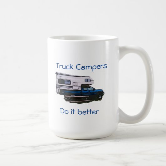 Truck Camper Coffee Mok (Rechts)