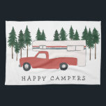 Truck Camping RVing Motorhome Red Trees Whimsical Theedoek<br><div class="desc">KAMPEN. Ik zou liever RVing zijn! Hoe zit het met jou? Bekijk deze zoete rode handdoek voor vrachtwagens en controleer mijn winkel op meer overeenkomende objecten zoals overhemden, magneten, sleutelhangers, kussens, stickers en meer. En natuurlijk ook meer RV, campervan, motorhome en kampeerartikelen. Pas deze mok met een naam, uw eigen...</div>