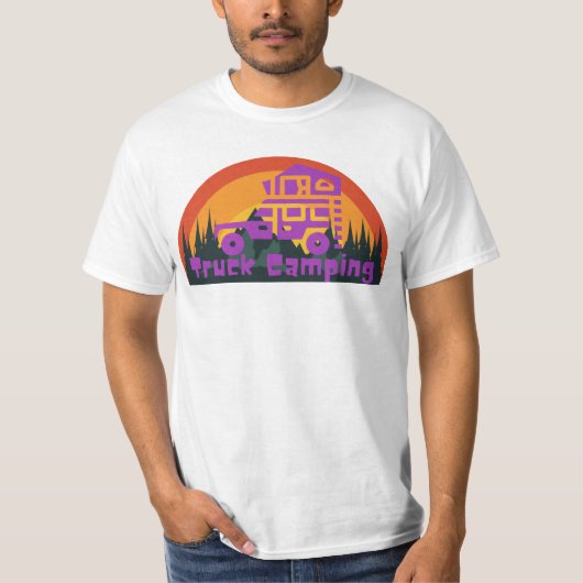 Truck Camping T-shirt (Voorkant)