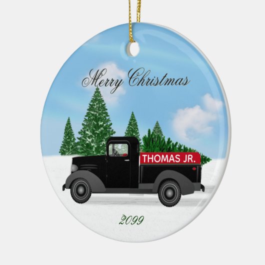  Truck Ceramic Ornament (Links)