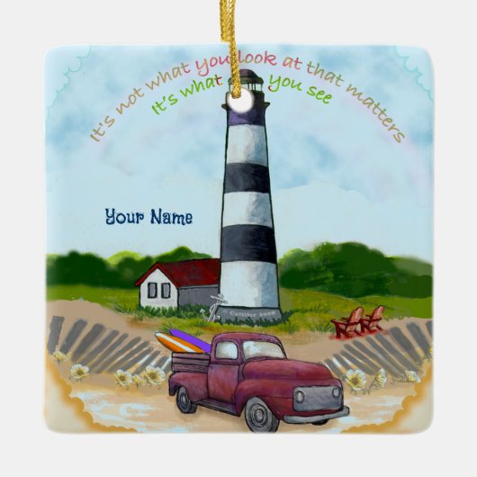 Truck Choice lighthouse ornament (Voorkant)