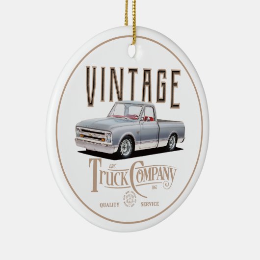  Truck Company Keramisch Ornament (Rechts)