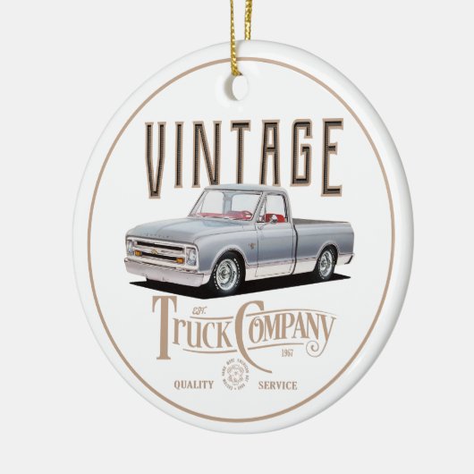  Truck Company Keramisch Ornament (Links)