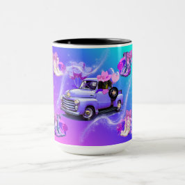  Truck Cowgirl Laarzen Weenie Dog Mok