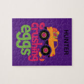 "TRUCK CRUSHING EIGS" GEPUBLICEERD. LEGPUZZEL (Horizontaal)