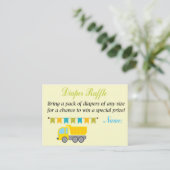Truck Diaper Raffle Tickets (Staand voorkant)