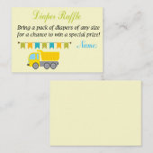 Truck Diaper Raffle Tickets (Voorkant / Achterkant)