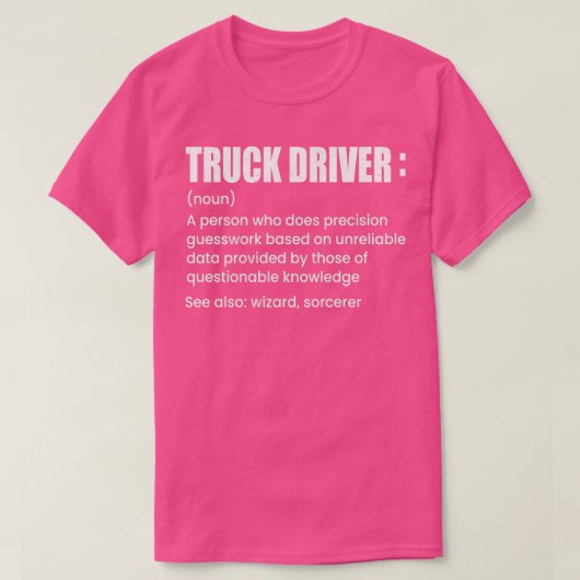 truck driver 42 t-shirt (Design voorkant)