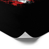 Truck Driver American Flag Trucker Gift Poster (Hoek)