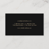 Truck Driver Business Card Visitekaartje (Achterkant)