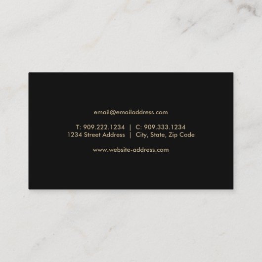 Truck Driver Business Card Visitekaartje (Achterkant)