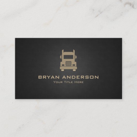 Truck Driver Business Card Visitekaartje (Voorkant)