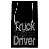 Truck Driver Extraordinaire Kleine Gift Bag Klein Cadeauzakje (Voorkant)