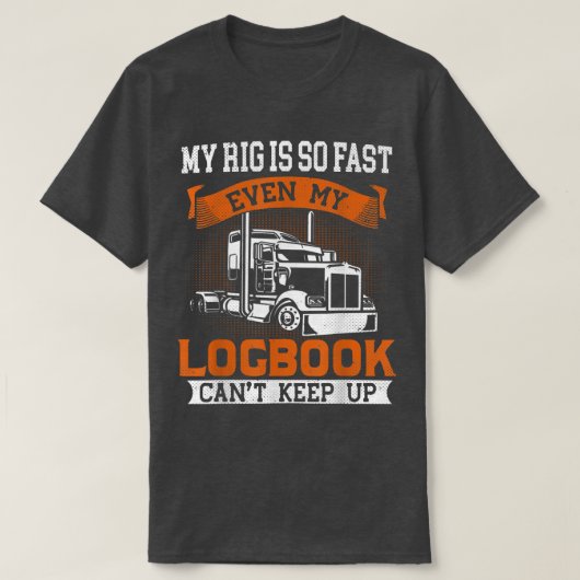 Truck Driver - Funny Big Trucking Trucker T-shirt (Design voorkant)