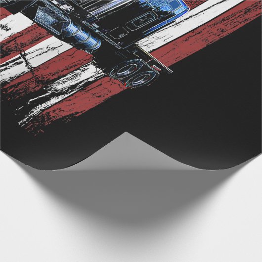 Truck Driver Gi voor vrachtwagen Truck Trucker Cadeaupapier (Hoek)