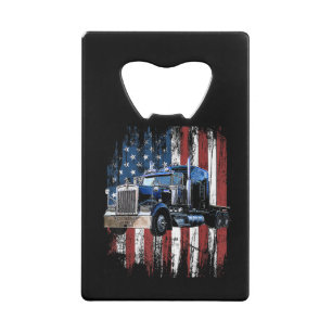 Truck Driver Gi voor vrachtwagen Truck Trucker Creditkaart Flessenopener