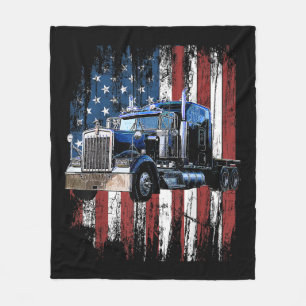 Truck Driver Gi voor vrachtwagen Truck Trucker Fleece Deken