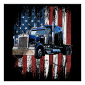 Truck Driver Gi voor vrachtwagen Truck Trucker Perfect Poster (Voorkant)