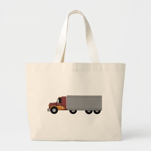 Truck Driver Grote Tote Bag (Voorkant)