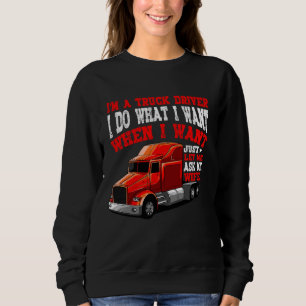 Truck Driver Husband Vraag mijn vrouw Trucker Trui